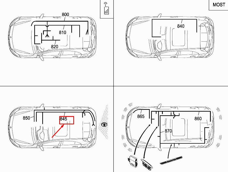 NEW MERCEDES-BENZ A W176 REAR-VIEW CAMERA WIRING HARNESS A1765407006 ORIGINAL