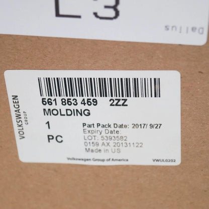 NEW VOLKSWAGEN PASSAT B8 REAR LEFT BUMPER CHROME STRIP 5618534592ZZ ORIGINAL