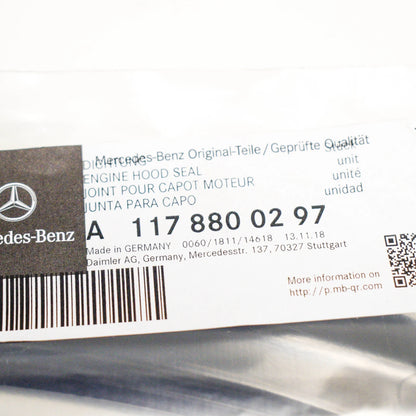 NEW MERCEDES-BENZ CLA COUPE C117 RIGHT HOOD SEAL A1178800297 ORIGINAL