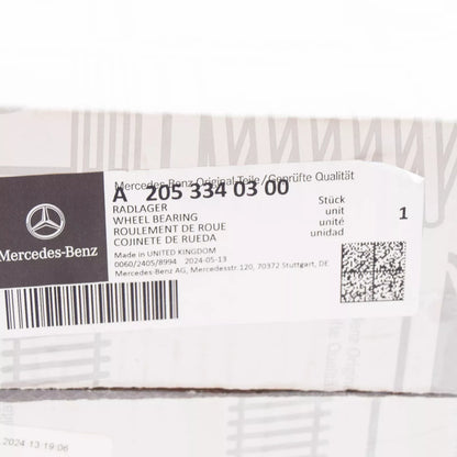 NEW MERCEDES-BENZ C-CLASS W205 FRONT WHEEL BEARING A2053340300 ORIGINAL