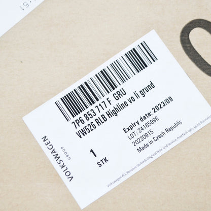 NEW VW TOUAREG 7P FRONT LEFT FENDER WHEEL COVER 7P6853717FGRU ORIGINAL