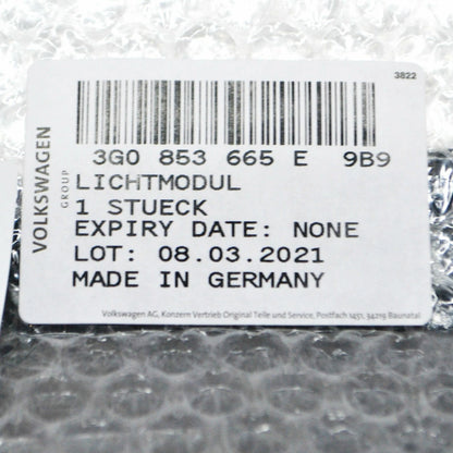 NEW VOLKSWAGEN PASSAT B8 FRONT LEFT BUMPER VENT GRILLE 3G0853665E9B9