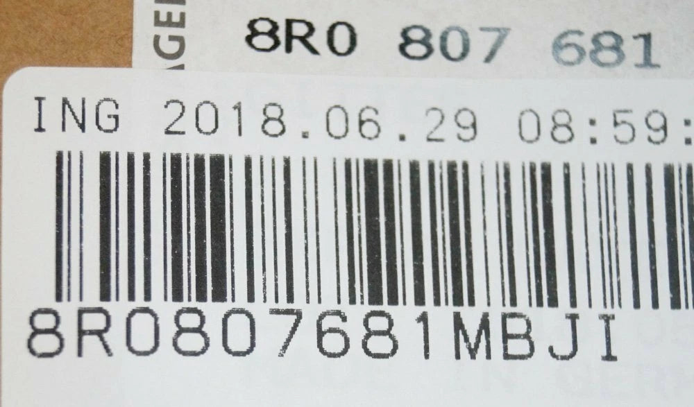 NEW AUDI Q5 8R FRONT LEFT FOG LIGHT GRILLE 8R0807681MBJI