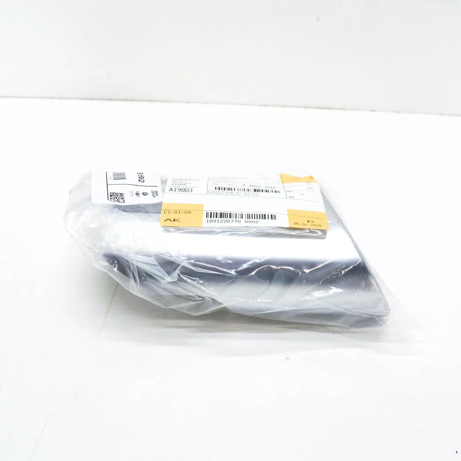 NEW BMW 1 E81 TAILPIPE TRIM ALU-LOOK 18307803692 7803692 ORIGINAL