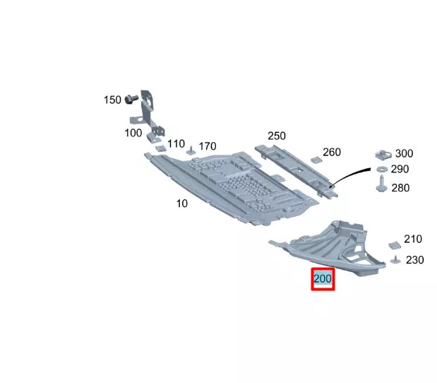 NEW MERCEDES-BENZ S W223 FRONT RIGHT FENDER LINER COVER A223520060064 ORIGINAL