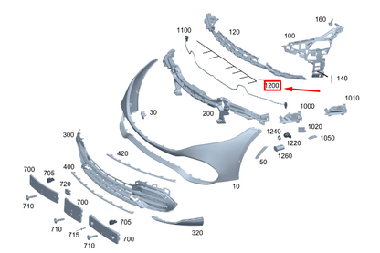 new mercedes-benz eqs v297 front lh parking sensor wiring a2975407723 original