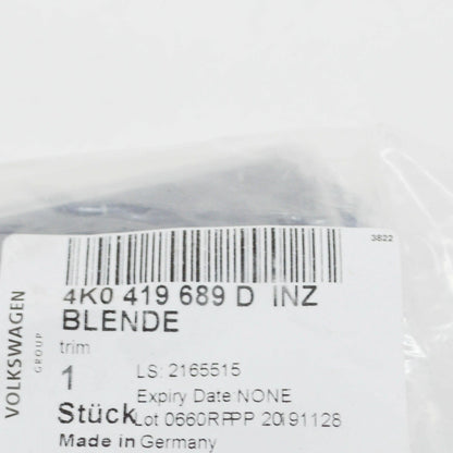 NEW AUDI A6 C8 STEERING WHEEL S EMBLEM TRIM 4K0419689DINZ