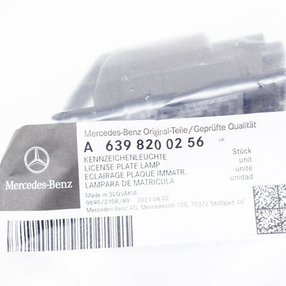 NEW MERCEDES-BENZ VITO W639 REAR LICENSE PLATE LAMP A6398200256 ORIGINAL