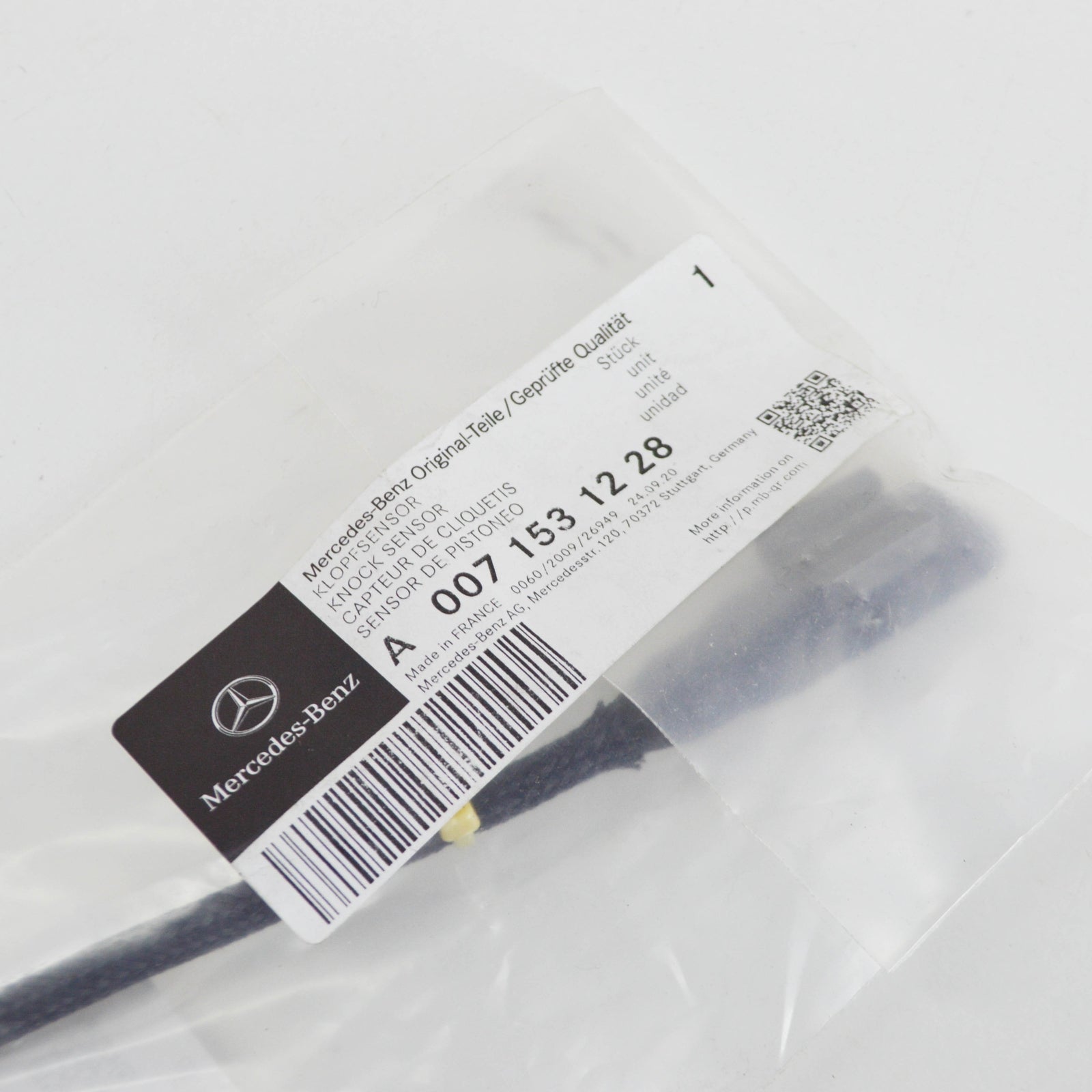 NEW MB SPRINTER 906 IGNITION KNOCK DETONATION SENSOR A0071531228 ORIGINAL
