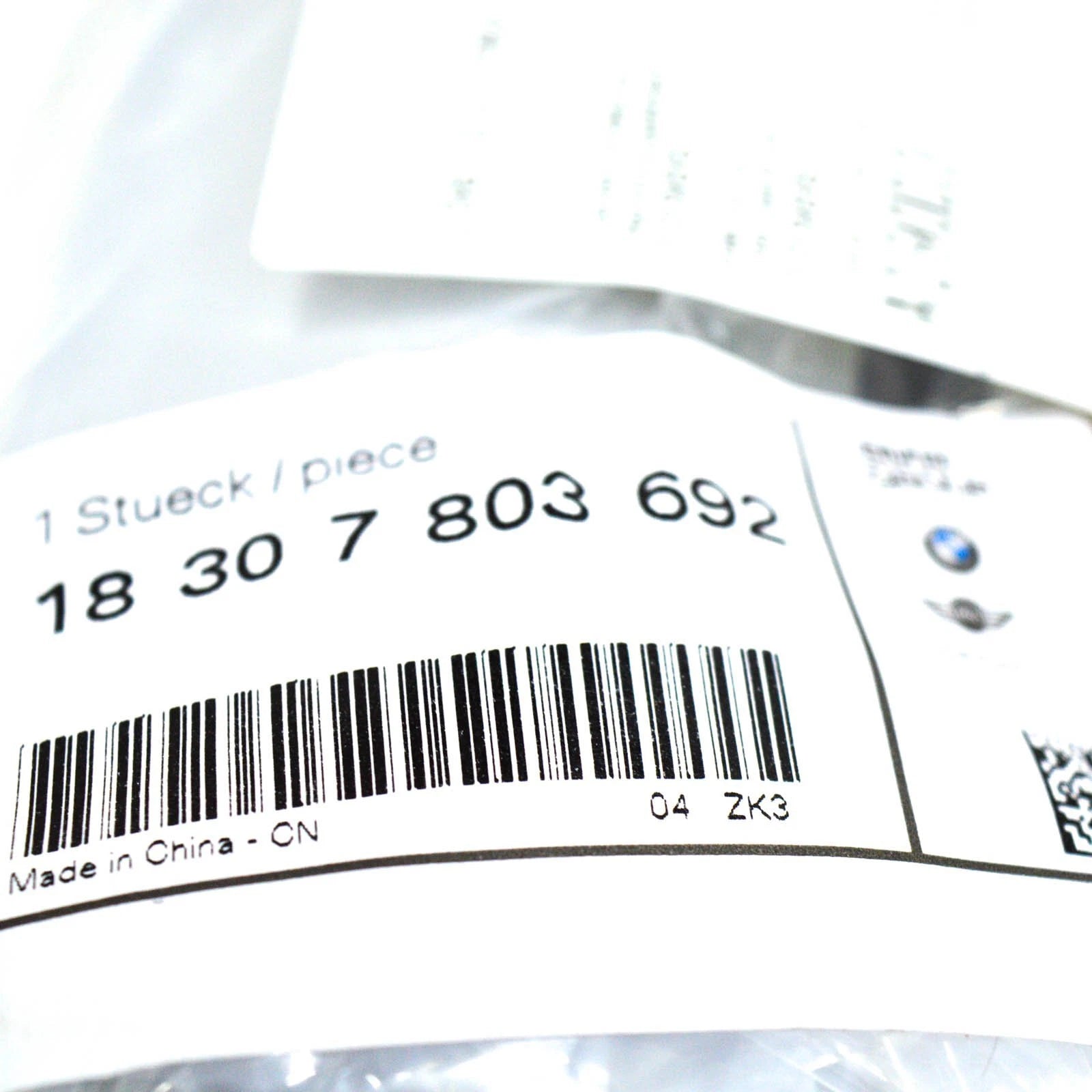 NEW BMW 1 E81 TAILPIPE TRIM ALU-LOOK 18307803692 7803692 ORIGINAL