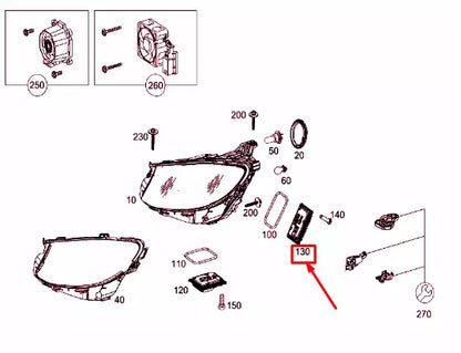 NEW MERCEDES-BENZ E-CLASS W213 HEADLIGHT CONTROL UNIT A2139002616 ORIGINAL