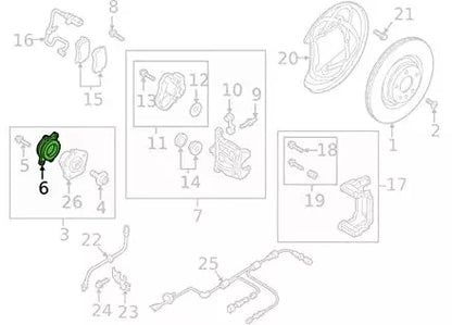 NEW AUDI A4 B9 FRONT WHEEL BEARING 8W0407625J