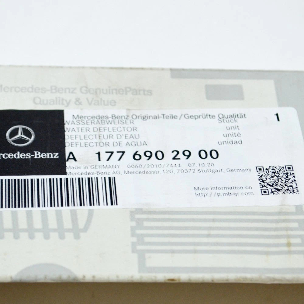 NEW MB A W177 FRONT WINDSHIELD LEFT SIDE WATER DEFLECTOR A1776902900 ORIGINAL