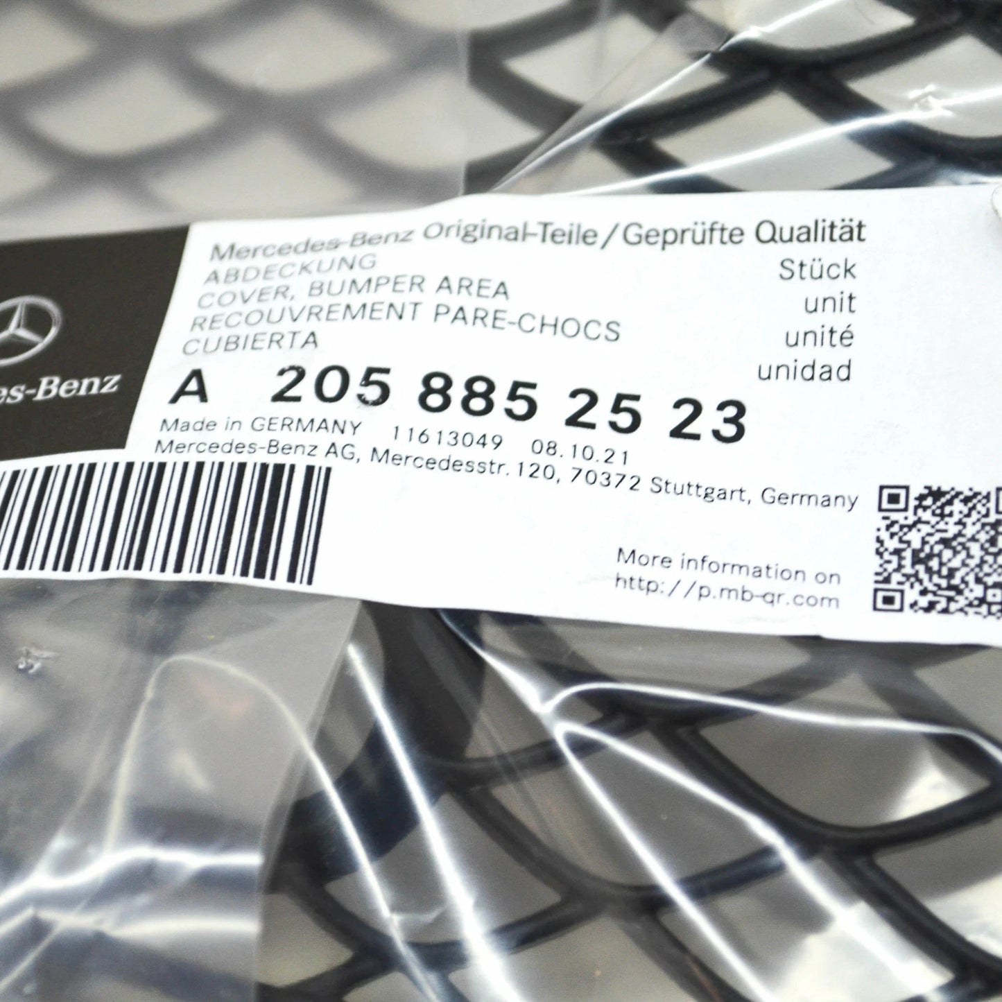 NEW MERCEDES-BENZ C-CLASS W205 FRONT BUMPER LEFT GRILLE A2058852523 2016