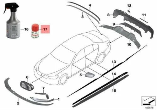 NEW BMW BETA PRIME 5402 15ML G30 G31 5 SERIES 83192446515 2446515 ORIGINAL