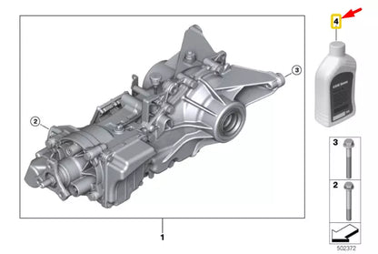 NEW BMW 1 F40 HYPOID AXLE OIL G3 0.5L 83222413512 2413512 ORIGINAL