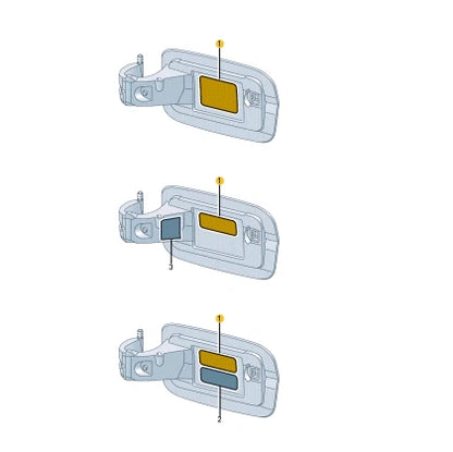 NEW AUDI A3 8V FUEL FILLER NECK STICKER 8V5010508S