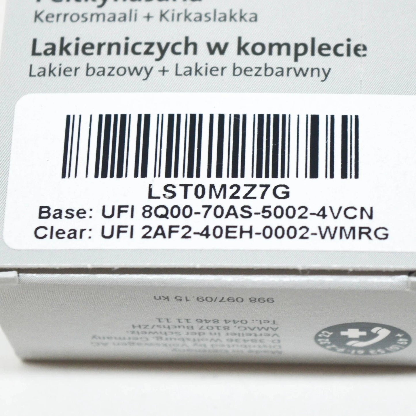 NEW VOLKSWAGEN AUDI TOUCH UP PAINT SET FLORETT SILBER LST0M2Z7G ORIGINAL