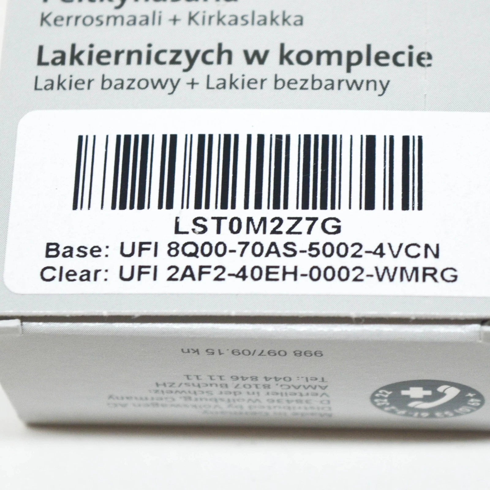 NEW VOLKSWAGEN AUDI TOUCH UP PAINT SET FLORETT SILBER LST0M2Z7G ORIGINAL