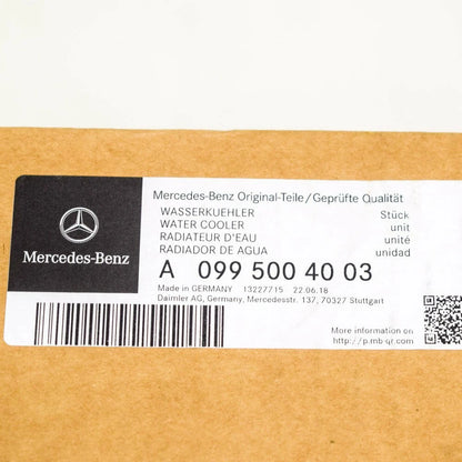 NEW MERCEDES-BENZ S ADDITIONAL WATER COOLER RADIATOR W222 S63 AMG A0995004003