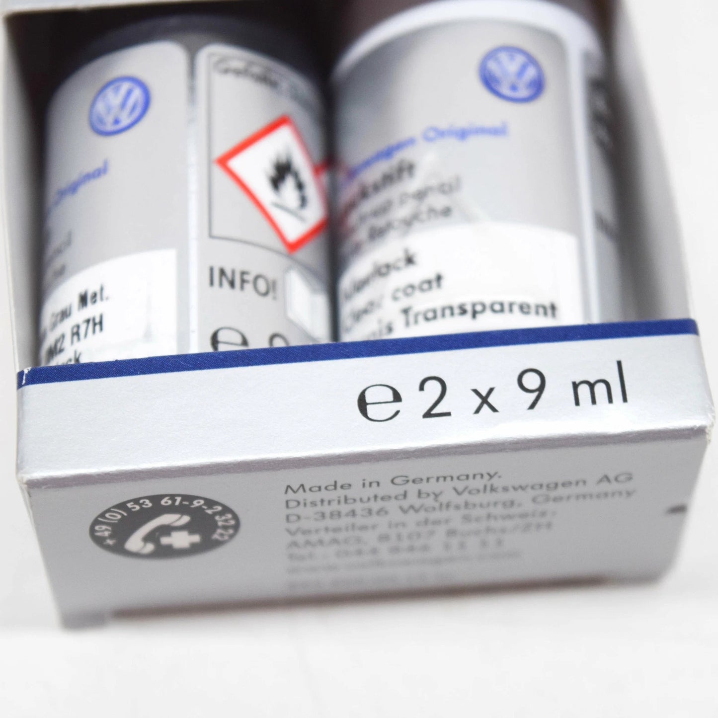 NEW VW AUDI TOUCH-UP PAINT PENCIL METALLIC INDIUM GRAY LST0M2R7H ORIGINAL