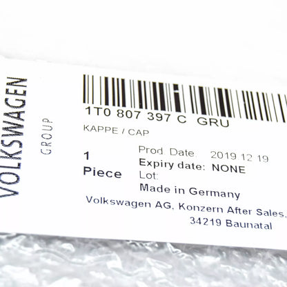 NEW VOLKSWAGEN TOURAN 1T REAR BUMPER TOWBAR COVER 1T0807397CGRU