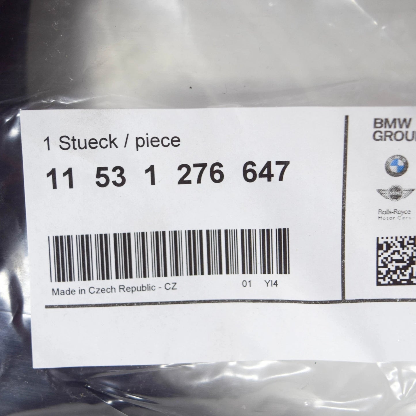 NEW BMW 6 E24 RADIATOR UPPER HOSE 11531276647 1276647 2.8 PETROL ORIGINAL