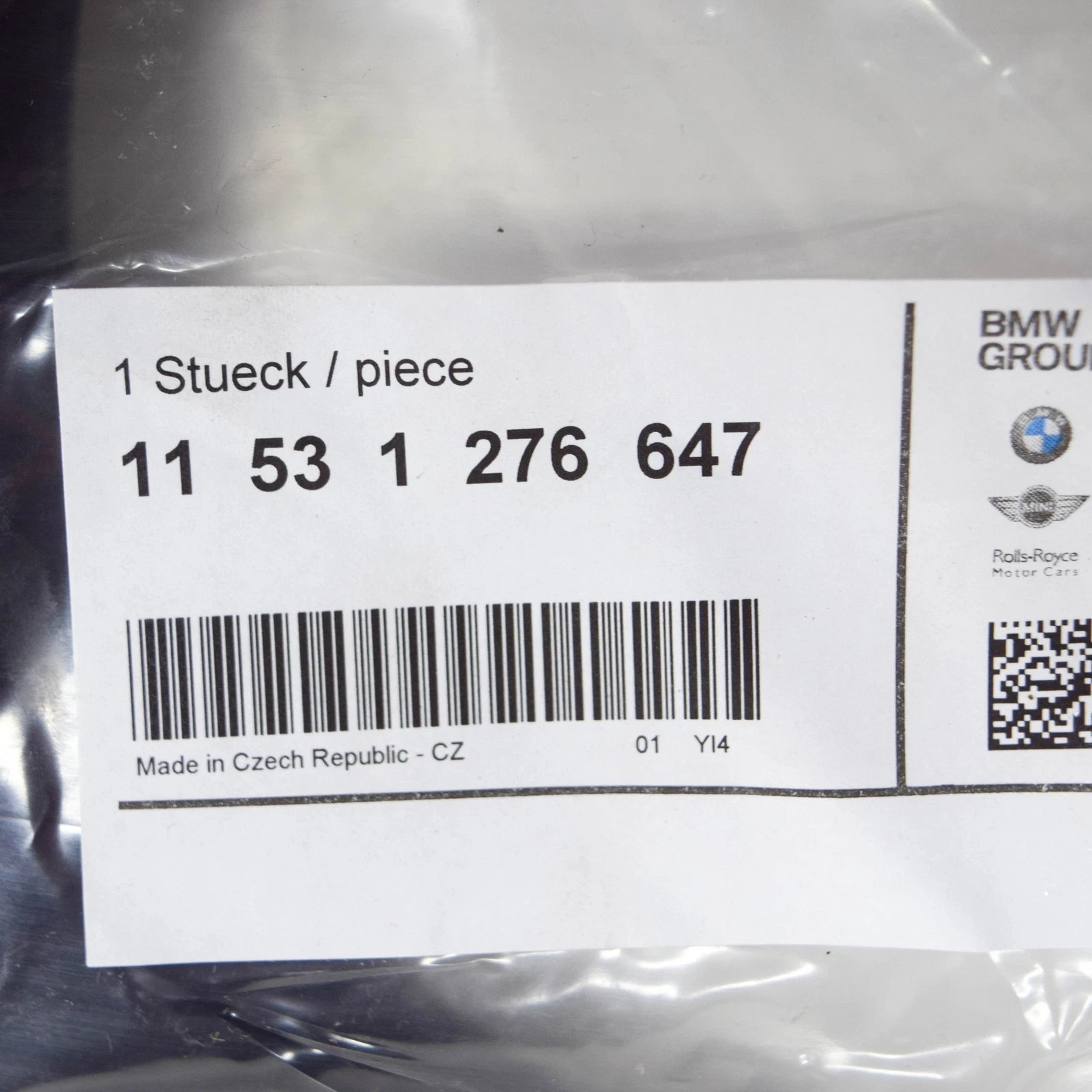 NEW BMW 6 E24 RADIATOR UPPER HOSE 11531276647 1276647 2.8 PETROL ORIGINAL