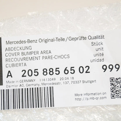 NEW MERCEDES BENZ C CLASS W205 PLASTIC TRIM COVER A20588565029999 ORIGINAL