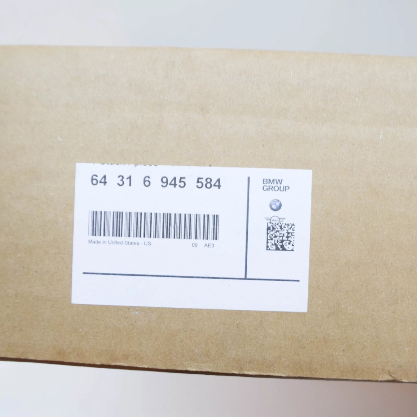 NEW BMW E70 CABIN AIR FILTER MICROFILTER HOUSING RIGHT 6945584 64316945584