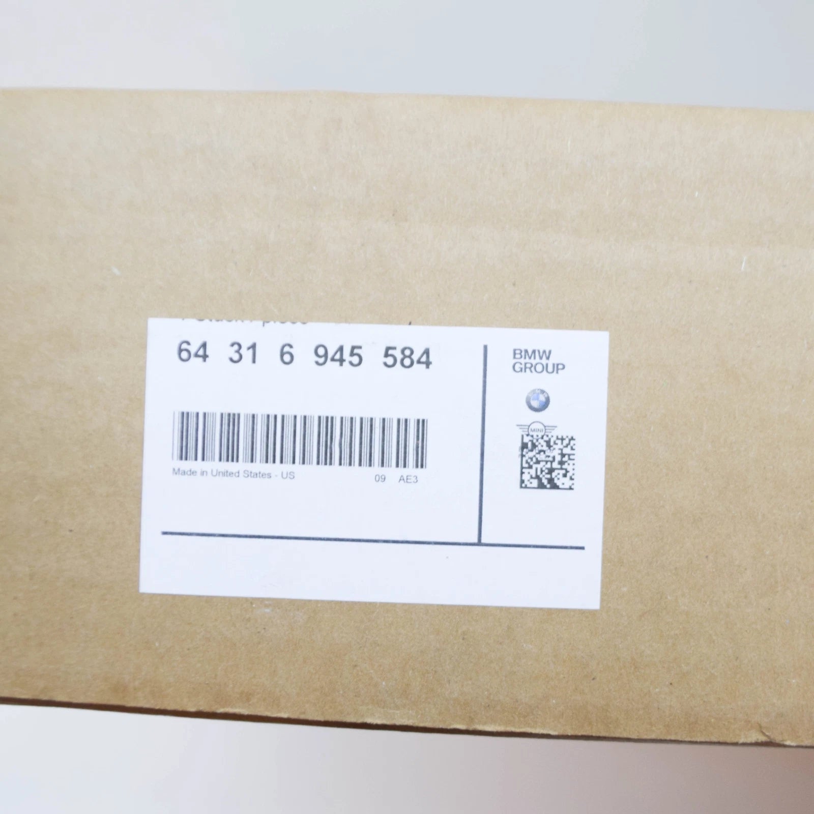 NEW BMW E70 CABIN AIR FILTER MICROFILTER HOUSING RIGHT 6945584 64316945584