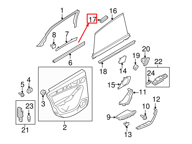 new audi a4 avant b8 rear right sunshade lifting bracket 8k5861790a4pk original