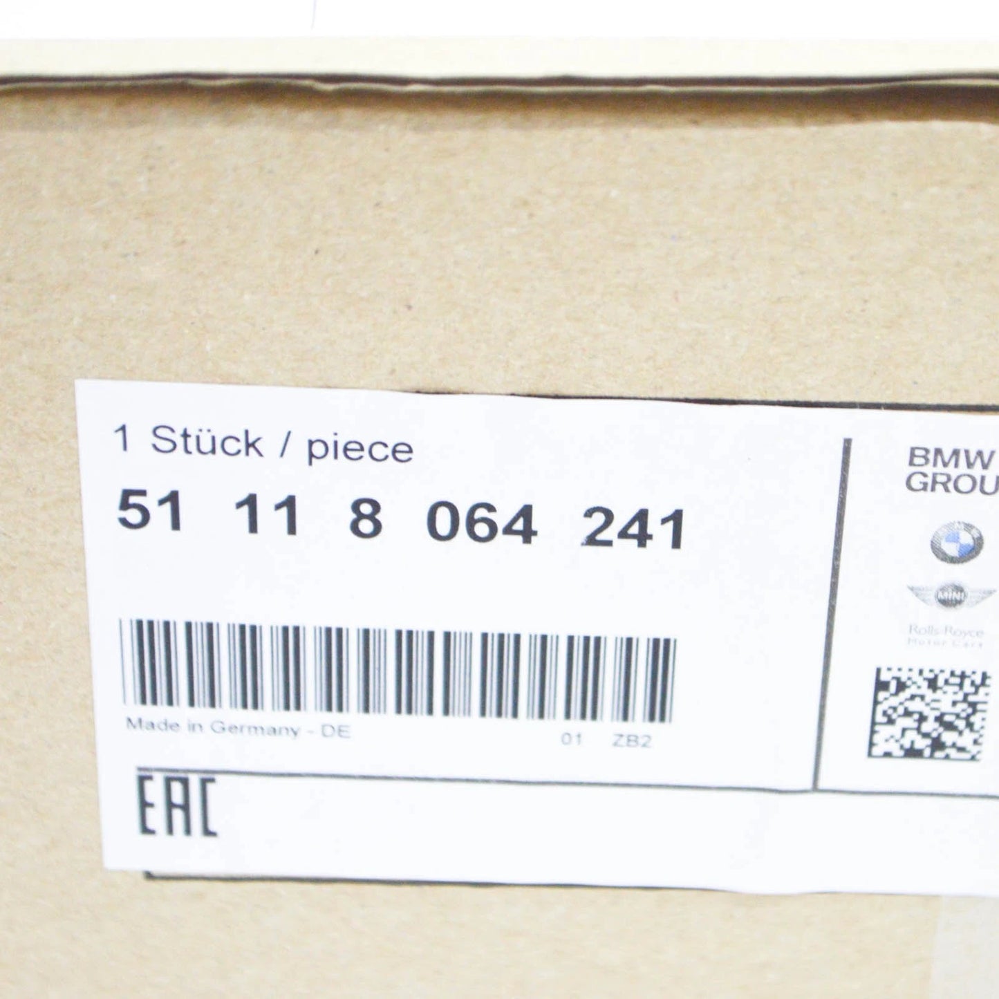 NEW BMW 2 F45 LEFT FOG LIGHT CLOSED M GRILLE 51118064241 8064241 2015 ORIGINAL