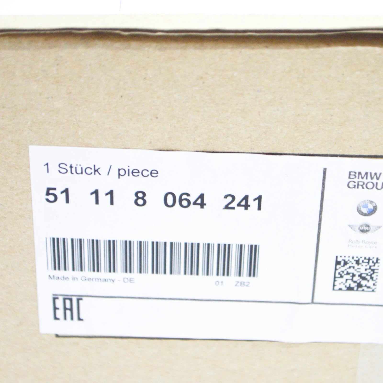 NEW BMW 2 F45 LEFT FOG LIGHT CLOSED M GRILLE 51118064241 8064241 2015 ORIGINAL