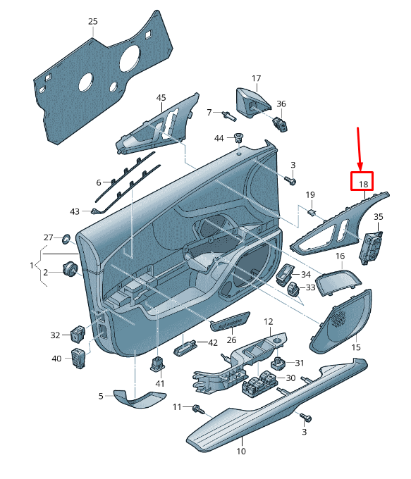 new audi a7 sportback 4g front left door trim insert 4g8867409r66 original