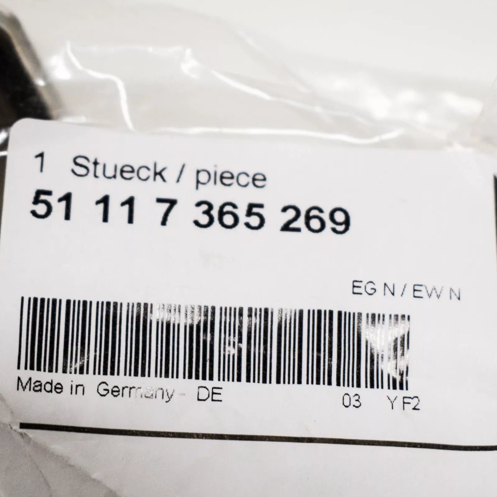 NEW BMW 2 F45 FRONT BUMPER LEFT ROD 51117365269 7365269 2015 ORIGINAL