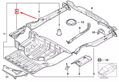 NEW BMW 5 E39 BATTERY TRAY 8219130 41118219130 ORIGINAL