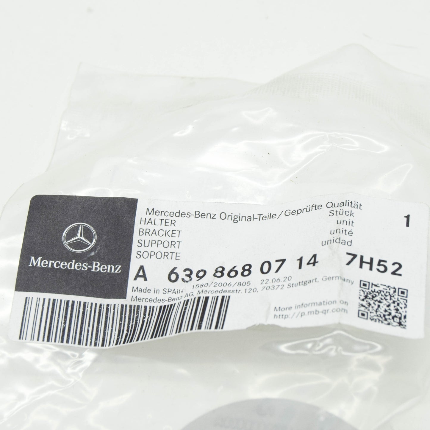 NEW MB VITO W447 LEFT LOAD PROTECTION NET BRACKET A63986807147H52 ORIGINAL