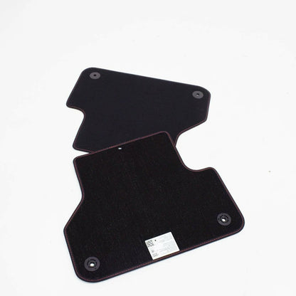 NEW AUDI A4 AVANT B9 VELOUR BLACK REAR FLOOR MAT SET 8W0864450BBMU