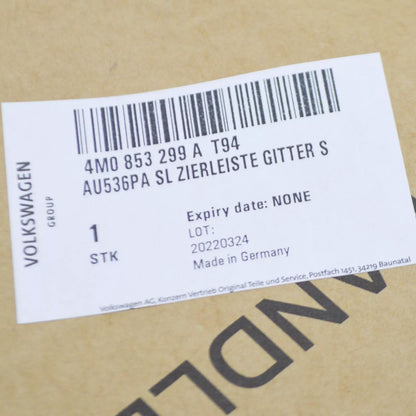 NEW AUDI Q7 4M FRONT LEFT BUMPER GRILLE TRIM 4M0853299AT94