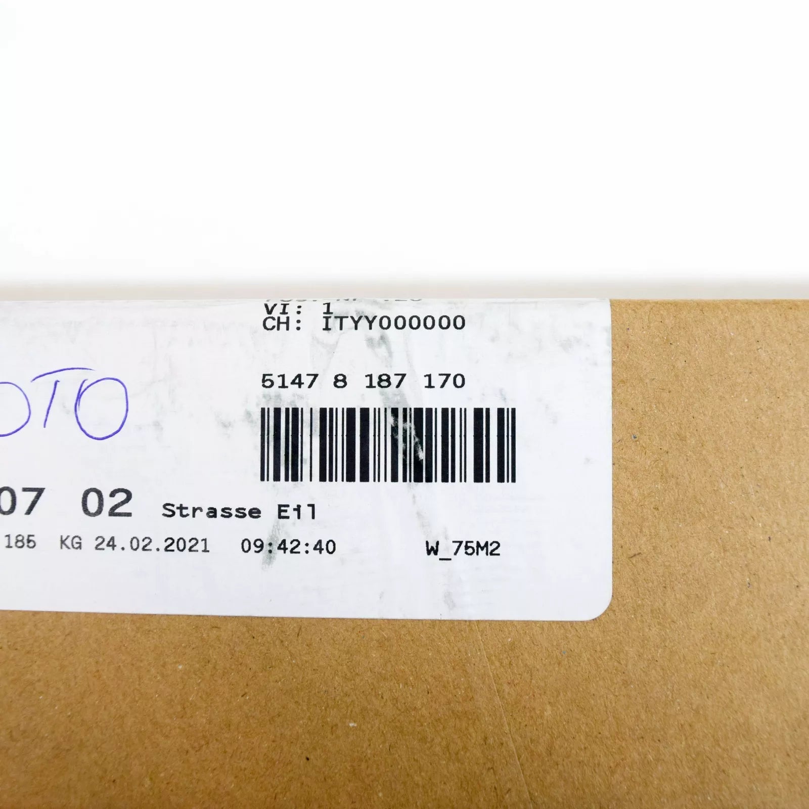 NEW BMW 3 COUPE E36 FRONT RIGHT DOOR SILL TRIM 51478187170 8187170 ORIGINAL