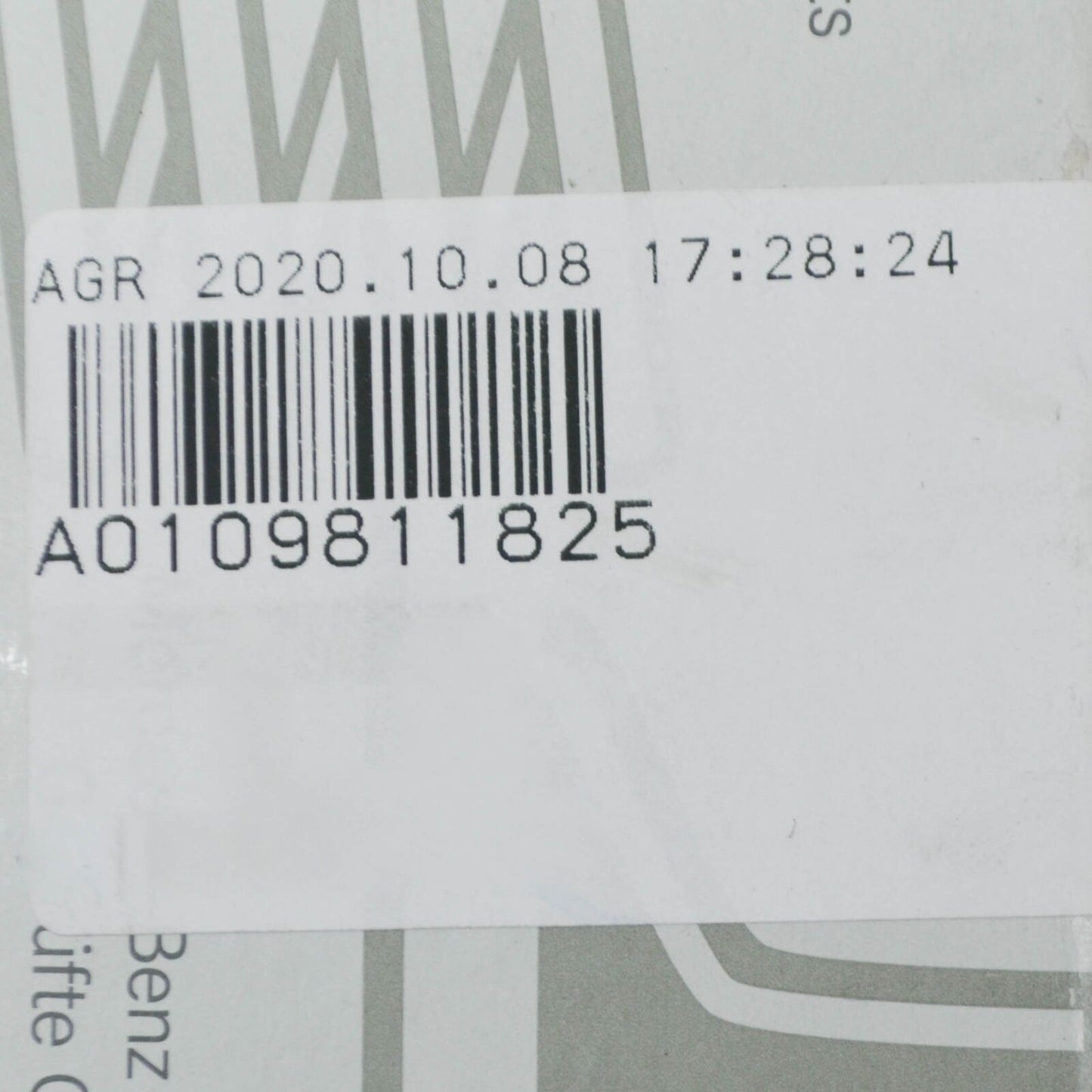 NEW MB SLK R172 ANNULAR BALL BEARING 1.8 DIESEL A0109811825 ORIGINAL