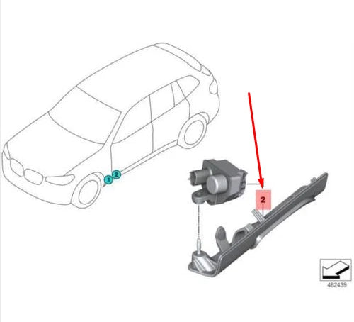 NEW BMW X3 G01 LEFT LIGHT MODULE HOLDER 63148089775 8089775 ORIGINAL
