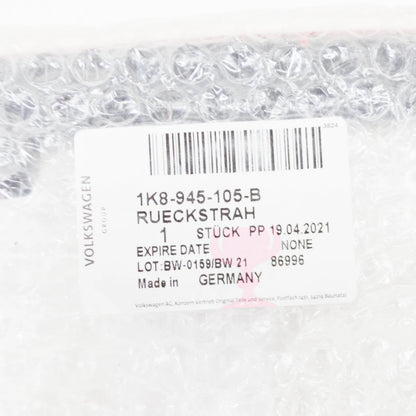 NEW VOLKSWAGEN SCIROCCO REAR BUMPER LEFT REFLECTOR 1K8945105B 2011 ORIGINAL