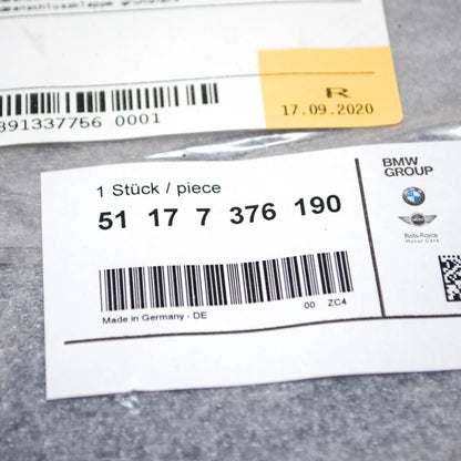 NEW BMW I3 I01 PRIMED CHARGING SOCKET COVER 7376190 51177376190 ORIGINAL