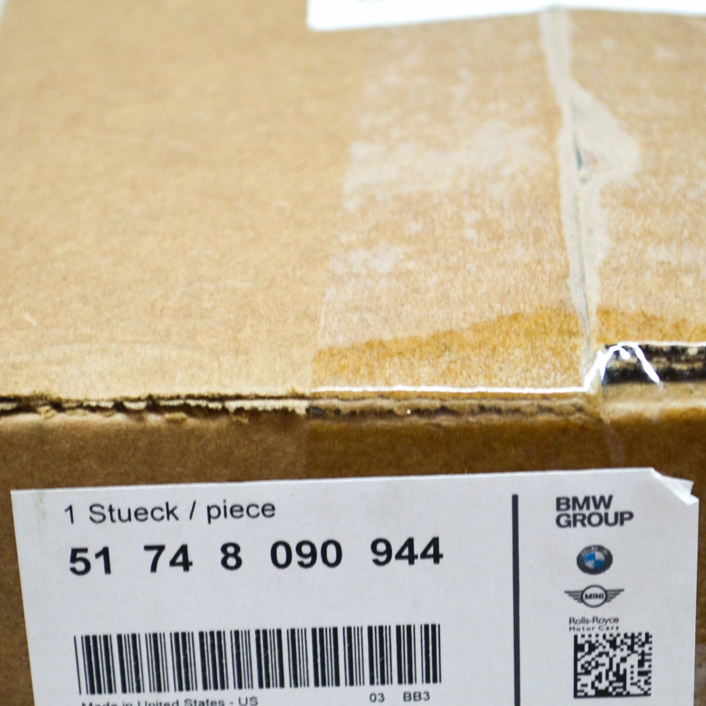 NEW BMW X5 G05 RADIATOR RIGHT AIR DUCT BOTTOM 51748090944 ORIGINAL