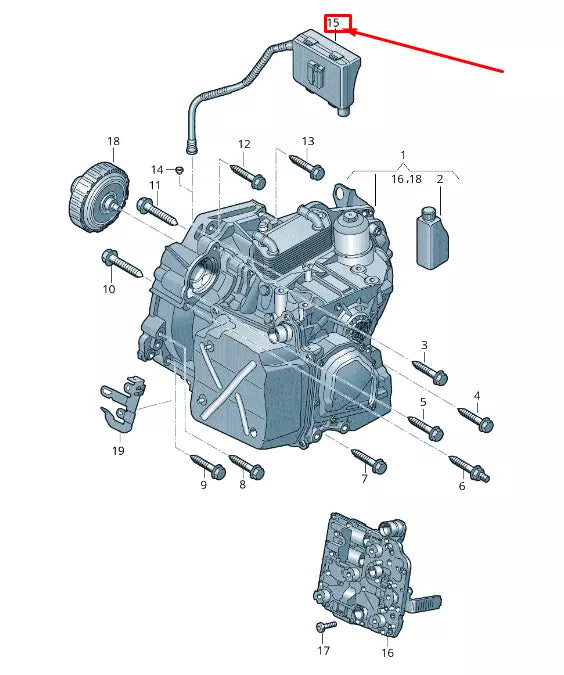 NEW AUDI Q2 GA BREATHER VENT LINE 02E301472E