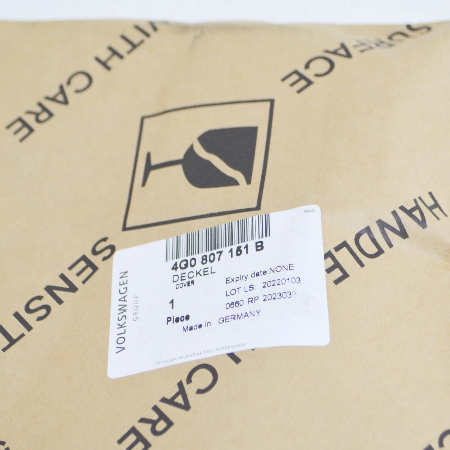 NEW AUDI RS6 C7 FRONT BUMPER LEFT END CAP 4G0807151B ORIGINAL