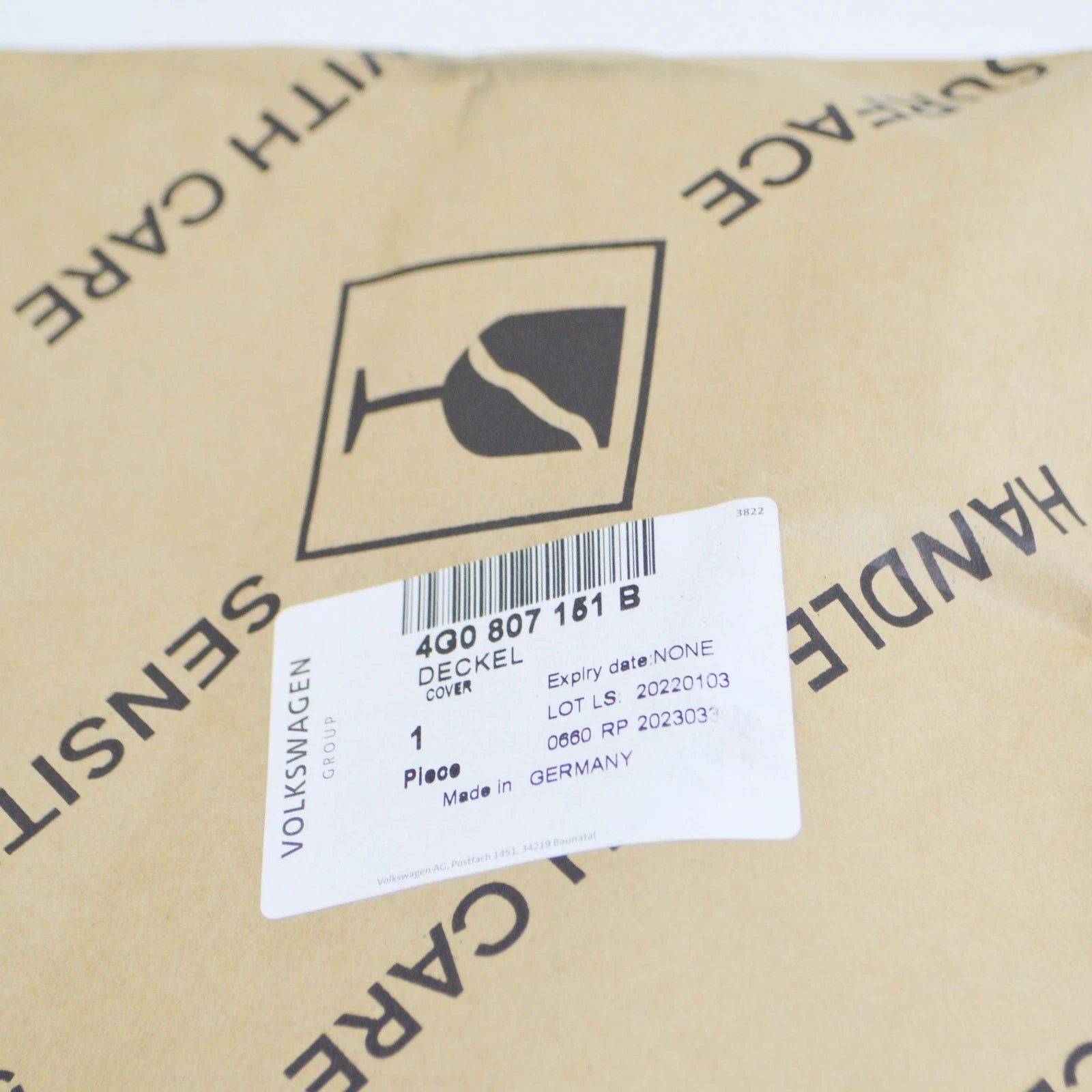 NEW AUDI RS6 C7 FRONT BUMPER LEFT END CAP 4G0807151B ORIGINAL