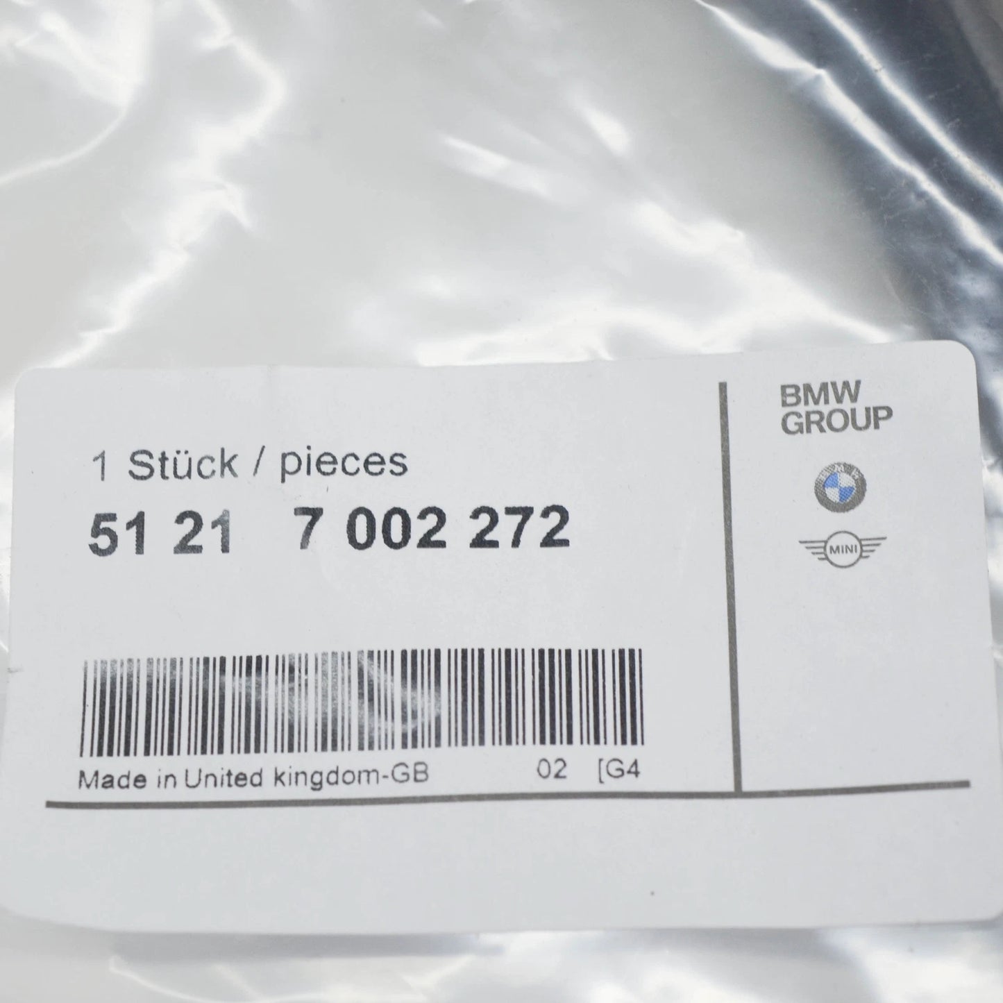 NEW BMW 3 E46 FRONT RIGHT DOOR EXTERIOR HANDLE 51217002272 7002272 ORIGINAL